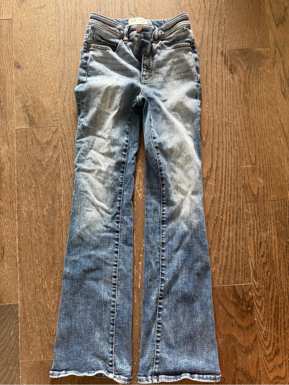 BKE Women's Light Blue Bootcut Jeans